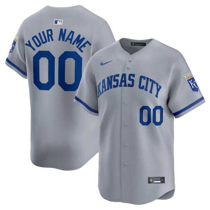 Men's Kansas City Royals Active Player Custom Gray 2024 Alternate Limited Stitched Baseball Jersey,We sell and wholesale Men's Kansas City Royals Active Player Custom Gray 2024 Alternate Limited Stitched Baseball Jersey on line form chian!